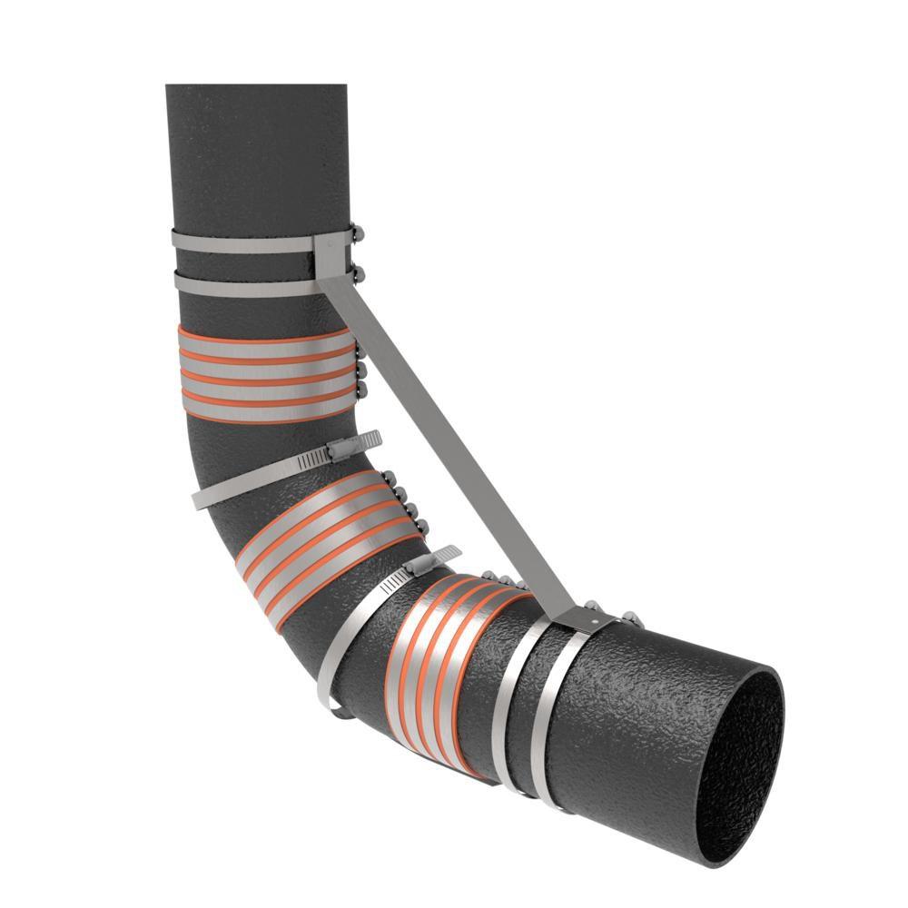 *CVR* 8 DBL NOHUB 1/8 BEND REST 