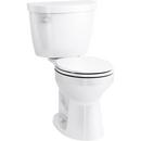 1.28 gpf Round Two Piece Toilet in White 