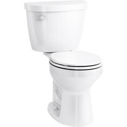 1.28 gpf Round Two Piece Toilet in White