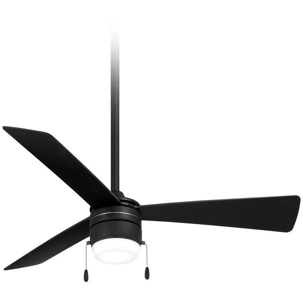 Minka Aire Coal 44 in. 3-Blade Indoor/Outdoor Ceiling Fan 