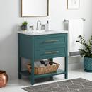 Signature Hardware Everglade Green Floor Mount Vanity in Everglade Green 