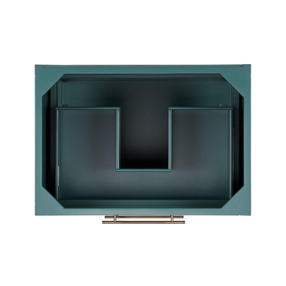 Signature Hardware Everglade Green Floor Mount Vanity in Everglade Green 