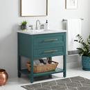 Signature Hardware Everglade Green Floor Mount Vanity in Everglade Green 