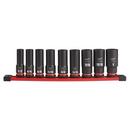 9Pc 1/2 Drv Sae Dp 6 Pnt Soc Set 