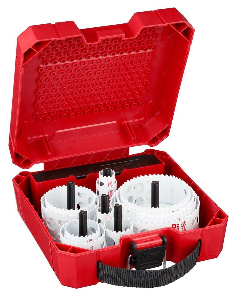 Milwaukee&reg; Red Hole Saw Kit 16 Piece 