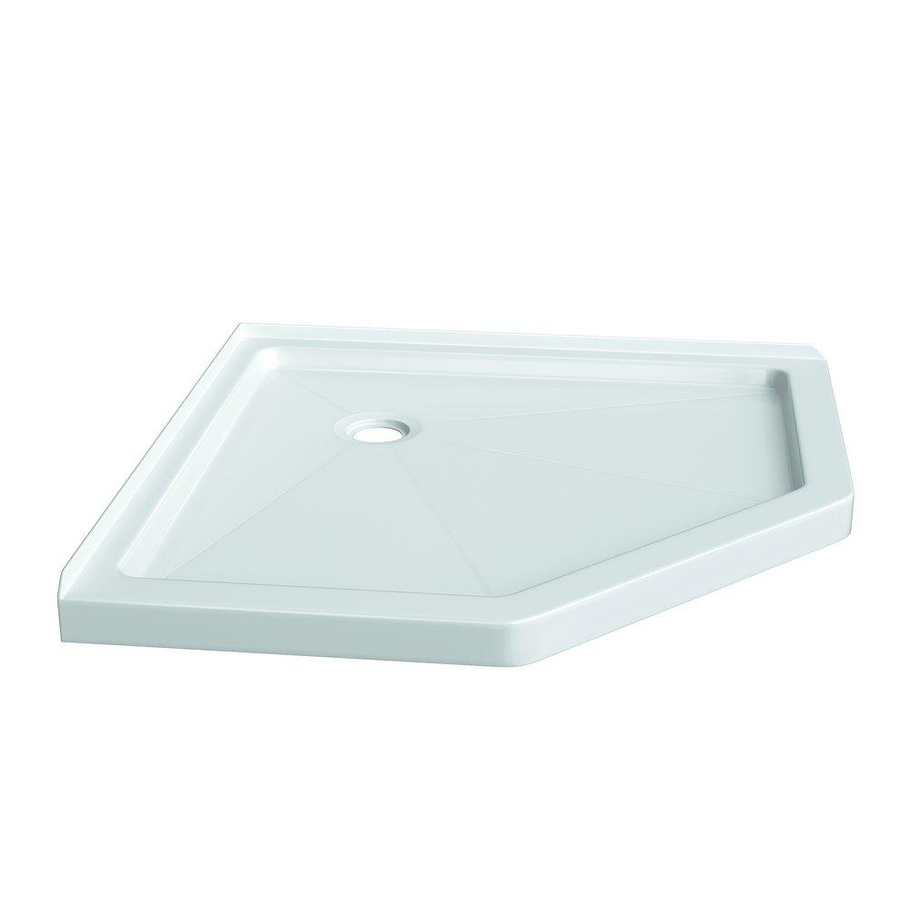 PROFLO® White 42 x 42 in. Neo-angle Shower Base 