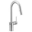 Single Handle Pull Down Touchless Kitchen Faucet in Chrome