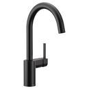 Single Handle Kitchen Faucet in Matte Black