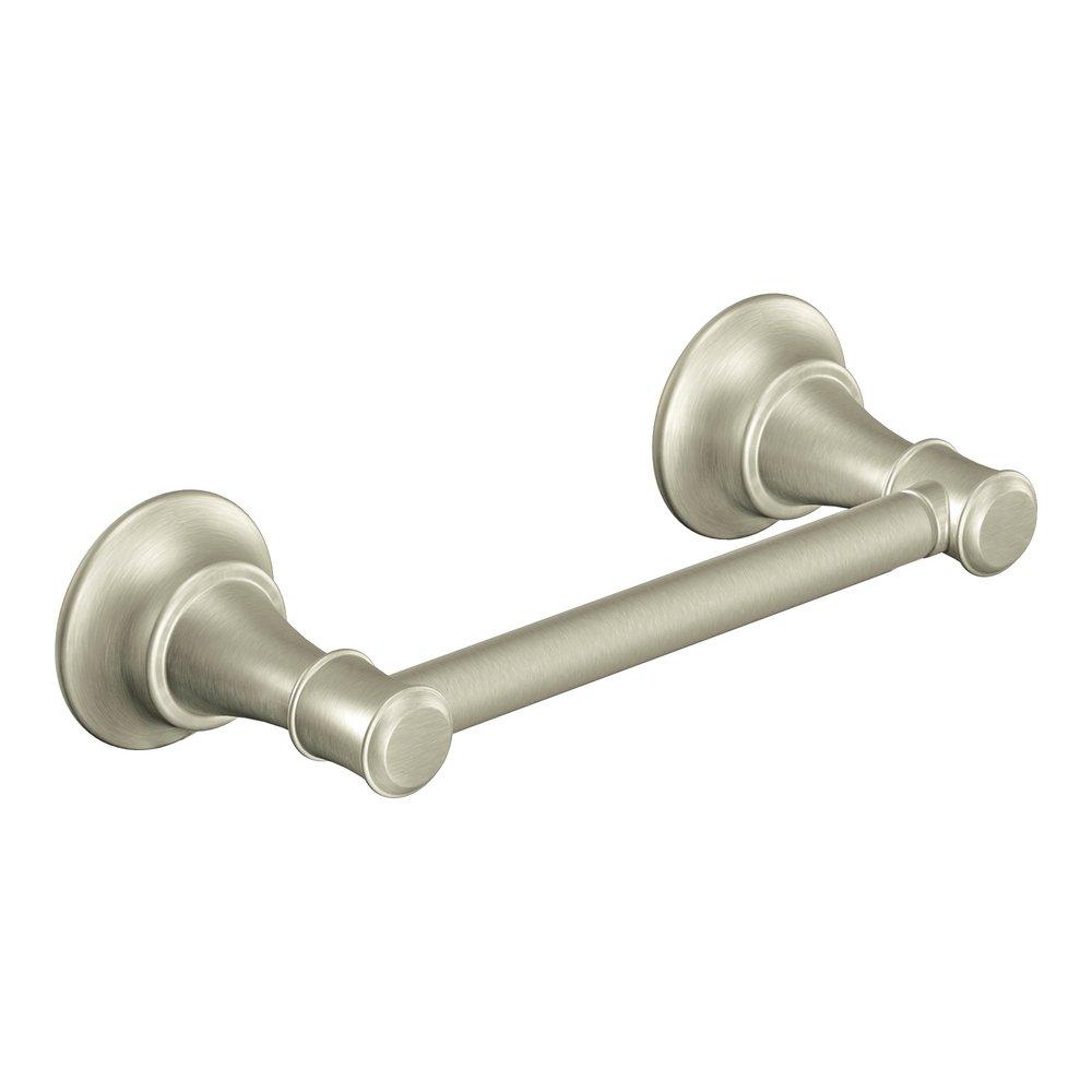Moen Spot Resist&reg; Brushed Nickel Wall Toilet Tissue Holder 