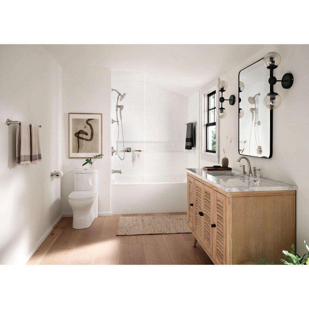 Moen Spot Resist&reg; Brushed Nickel Wall Toilet Tissue Holder 