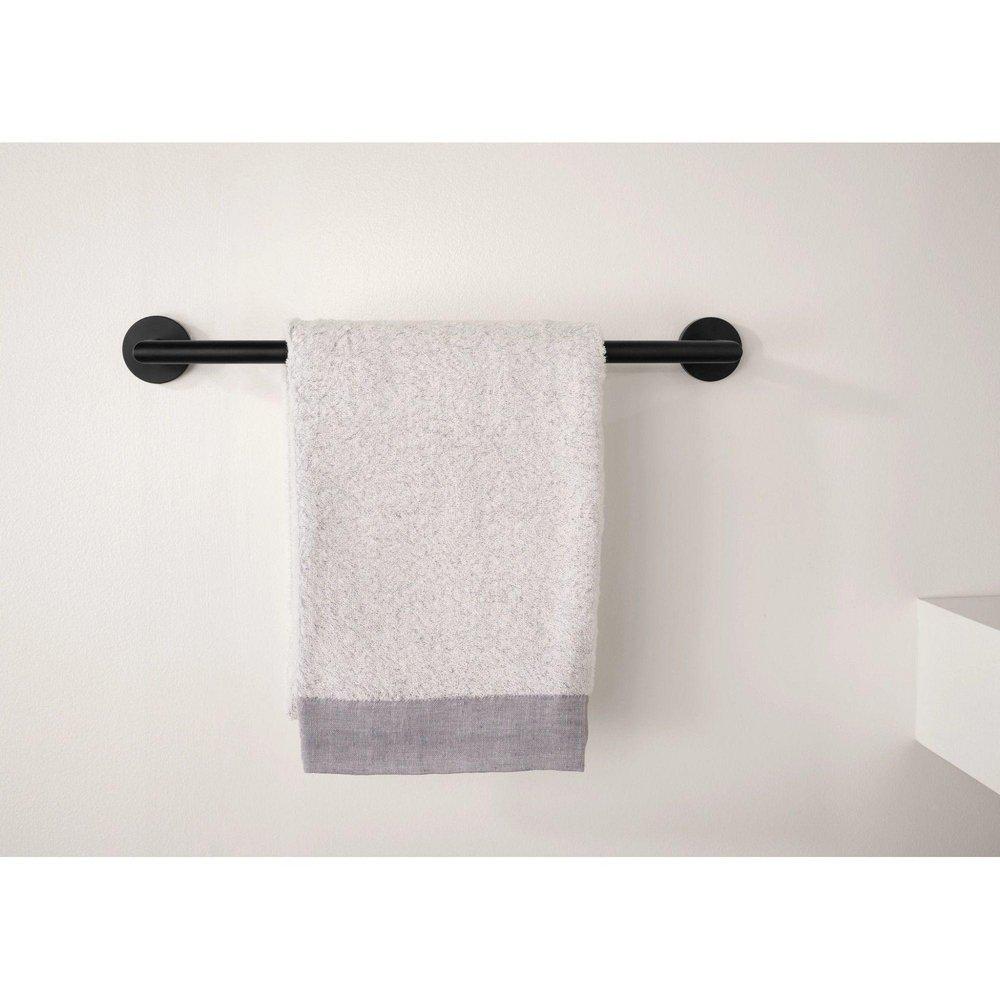 Moen Matte Black 18-1/2 in. Towel Bar 