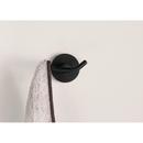 Moen Matte Black 2-Hook Robe Hook 
