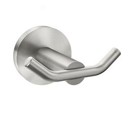 2-Hook Robe Hook in Spot Resist&reg; Brushed Nickel
