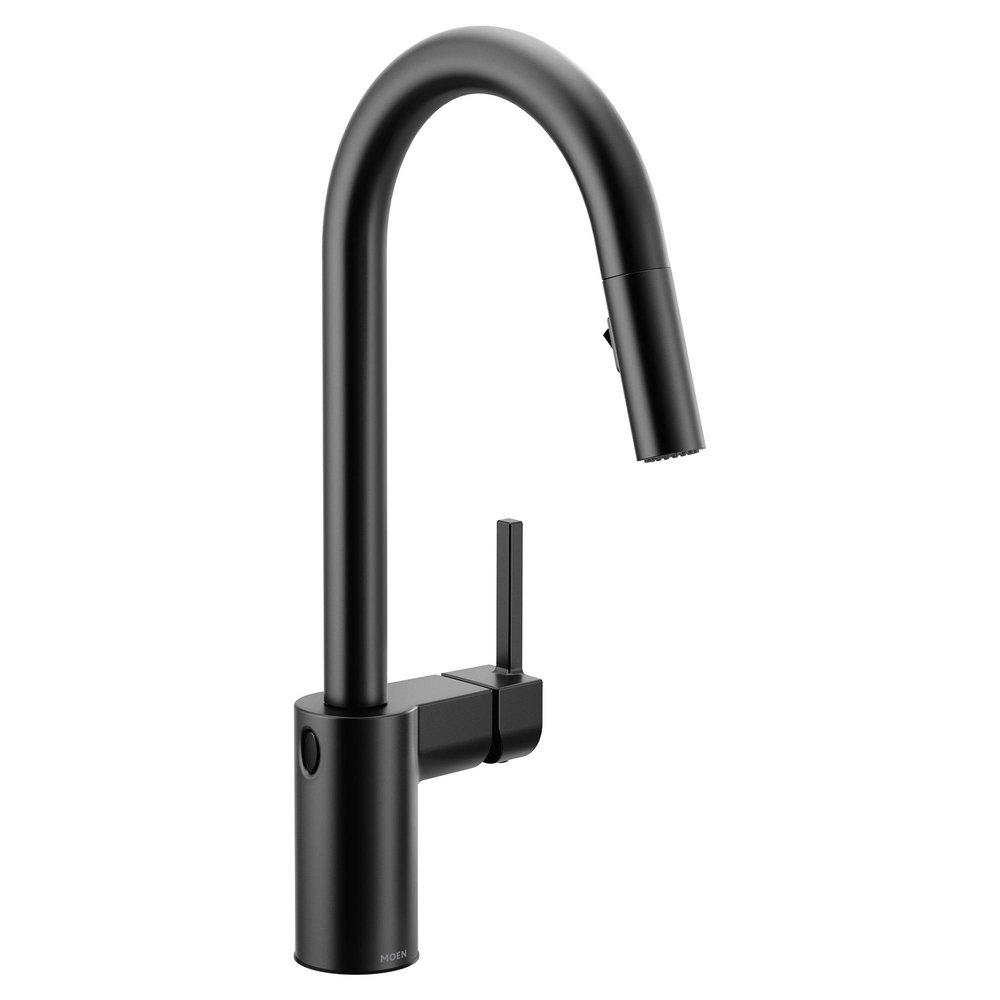 Moen Matte Black Single Handle Kitchen Faucet 