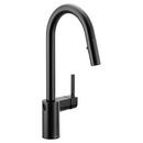 Single Handle Pull Down Touchless Kitchen Faucet in Matte Black