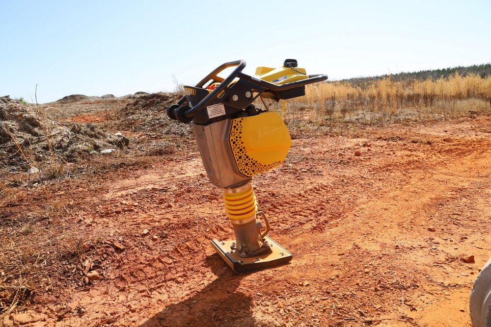 BOMAG Yellow Honda Powered Jumping Jack Tamper with Shoe 