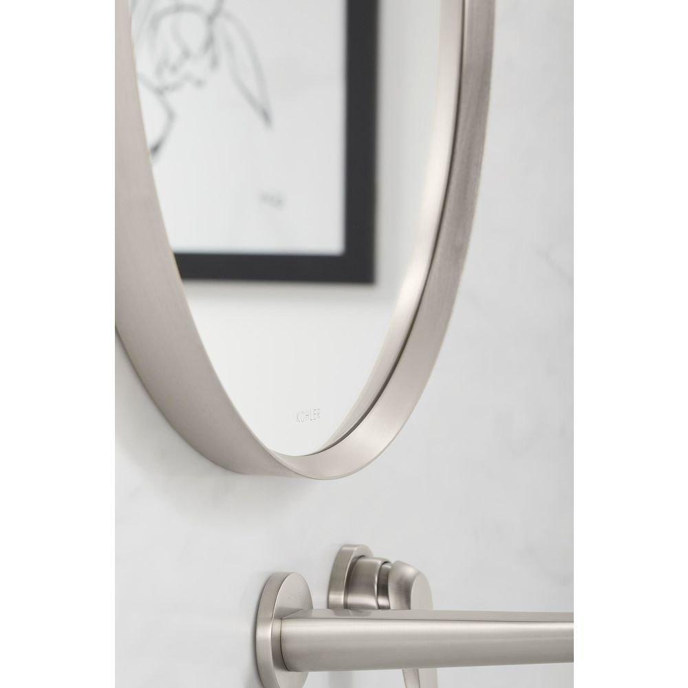 KOHLER Brushed Nickel 20-1/16 x 1-3/8 in. Framed Mirror Capsule 