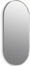 20-1/16 x 1-3/8 in. Framed Mirror Capsule in Nickel Tones