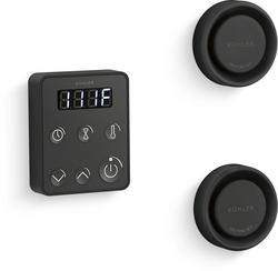 Steam Bath Control in Matte Black