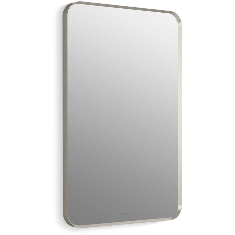KOHLER Brushed Nickel 22-1/16 x 1-3/8 in. Framed Mirror Rectangular 