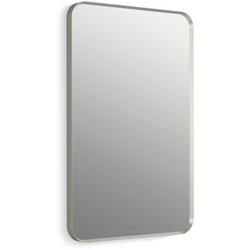 22-1/16 x 1-3/8 in. Framed Mirror Rectangular in Nickel Tones
