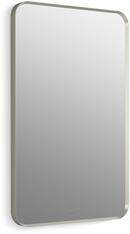 KOHLER Brushed Nickel 22-1/16 x 1-3/8 in. Framed Mirror Rectangular 