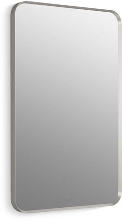 22-1/16 x 1-3/8 in. Framed Mirror Rectangular in Nickel Tones