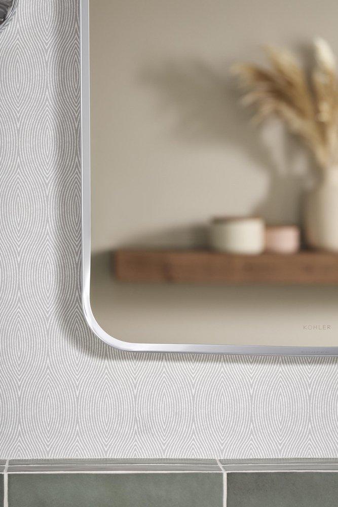 KOHLER Polished Chrome 22-1/16 x 1-3/8 in. Framed Mirror Rectangular 