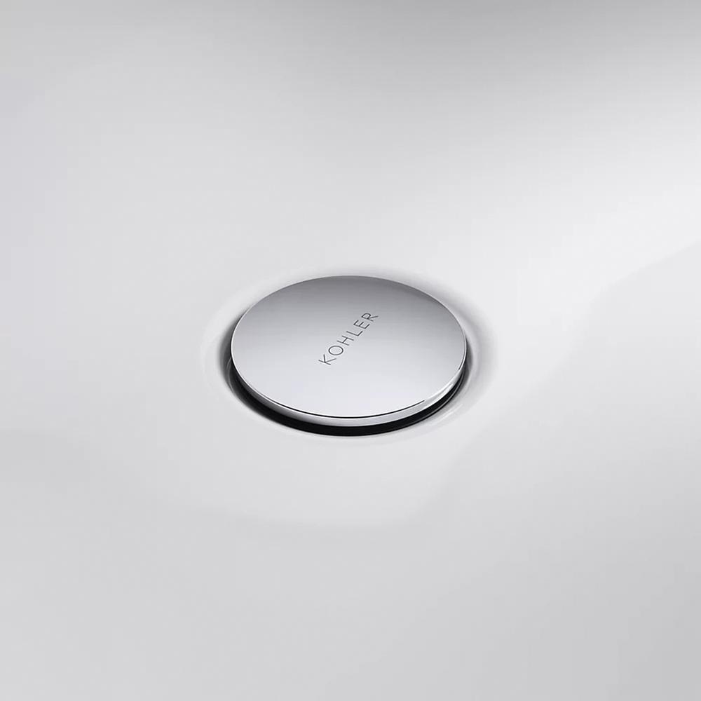 Standard Clicker Drain Bathroom Sink Drain with Overflow in Polished Chrome 