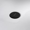 Standard Clicker Drain Bathroom Sink Drain with Overflow in Matte Black 