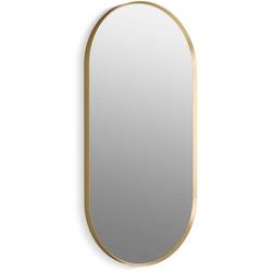 20-1/16 x 1-3/8 in. Framed Mirror Capsule in Gold Tones