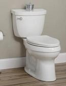 Bemis White Elongated Closed Front with Cover Toilet 