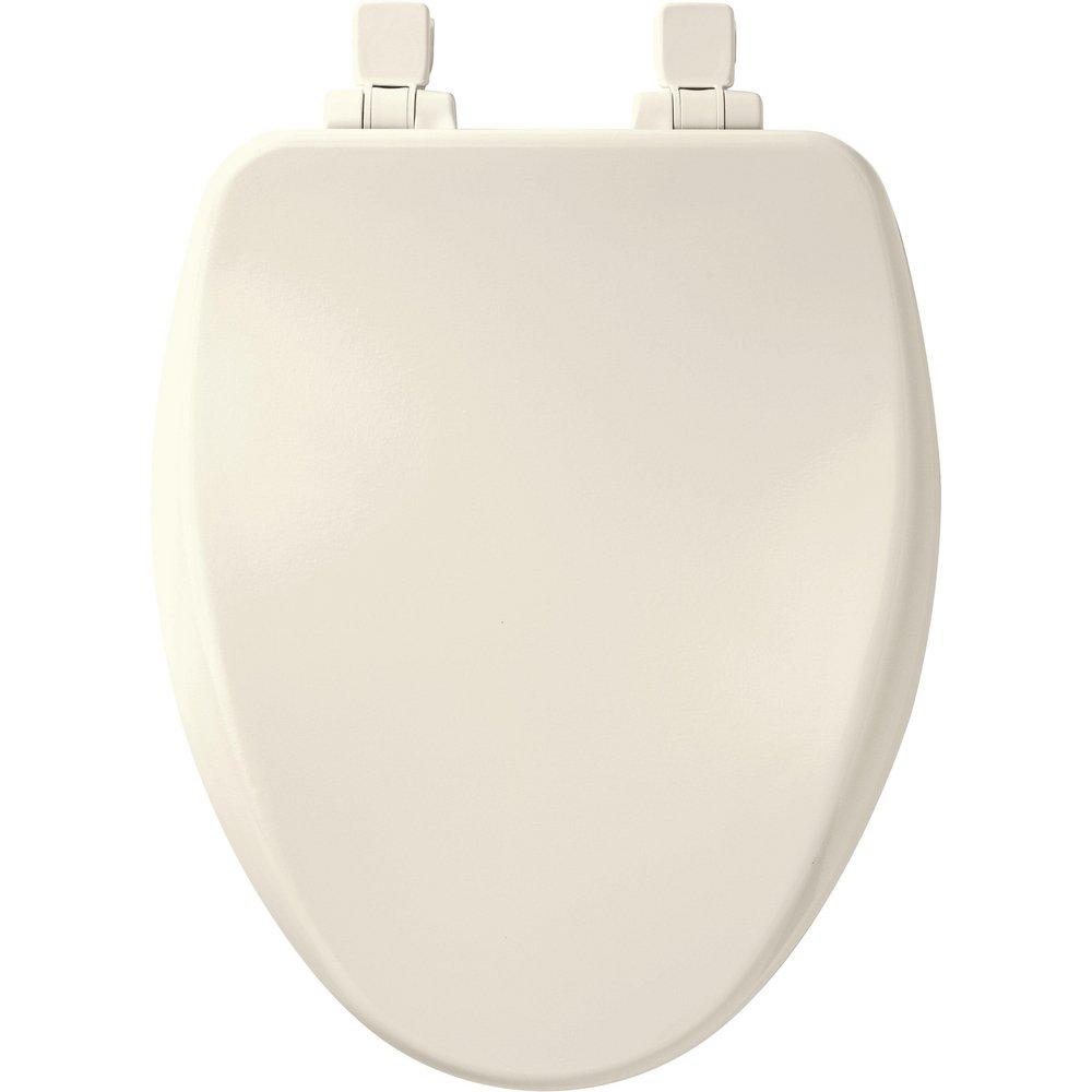 Bemis Biscuit Elongated Closed Front Toilet Seat 