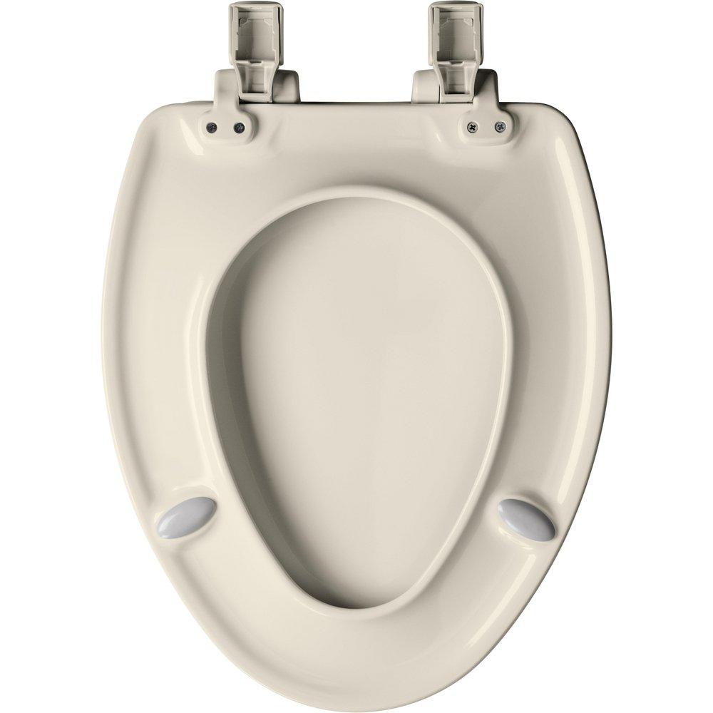 Bemis Biscuit Elongated Closed Front Toilet Seat 