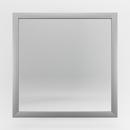 36 x 36 Rectangular Framed Mirror in Satin Nickel