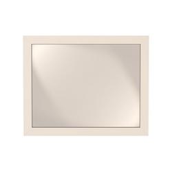 30 x 24 in. Rectangular Framed Mirror in White