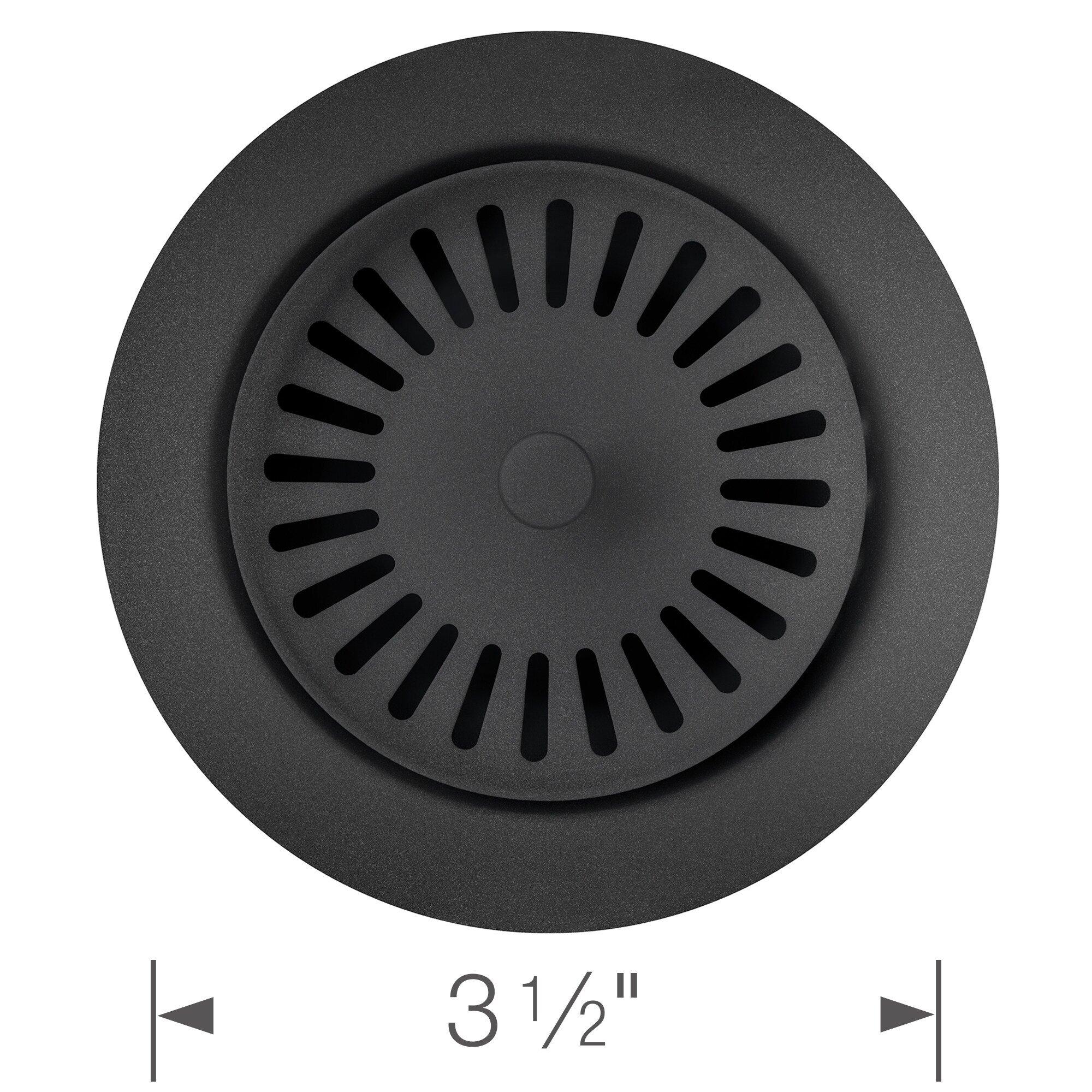 BLANCO Anthracite 2-1/7 x 3-1/2 in. Metal Disposal Flange 