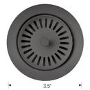 BLANCO Cinder 2-3/20 x 3-1/2 in. Metal Decorative Disposal Flange 