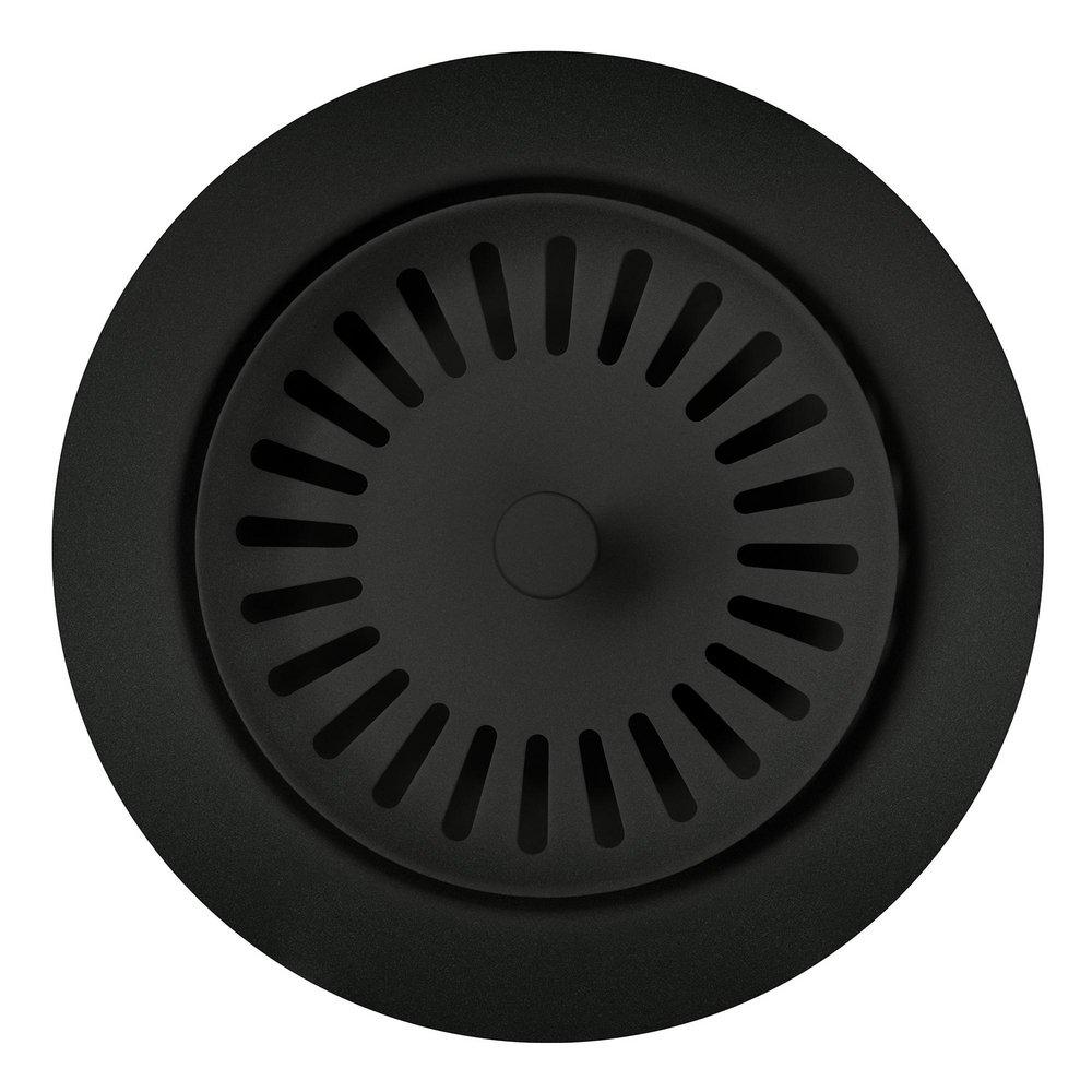 BLANCO Coal Black 2-3/20 x 3-1/2 in. Metal Decorative Disposal Flange 