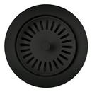 2-3/20 x 3-1/2 in. Metal Decorative Disposal Flange in Coal Black