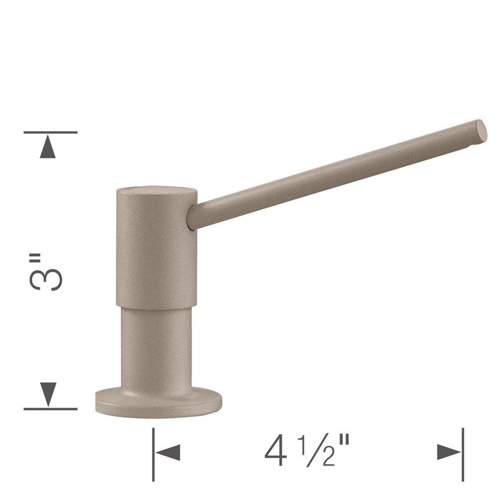 BLANCO Truffle 4 in. 15 oz. Kitchen Soap Dispenser 