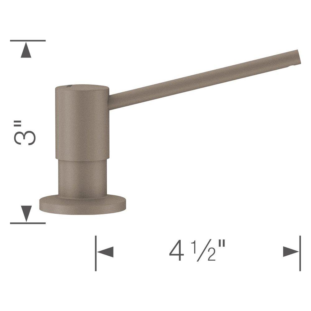 BLANCO Truffle 4 in. 15 oz. Kitchen Soap Dispenser 