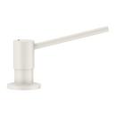 4 in. 15 oz. Kitchen Soap Dispenser in White
