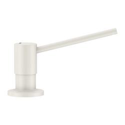 4 in. 15 oz. Kitchen Soap Dispenser in White