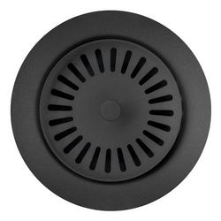 3-1/2 in. Stainless Steel Basket Strainer in Anthracite