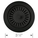 BLANCO Coal Black 3-1/2 in. Stainless Steel Basket Strainer 