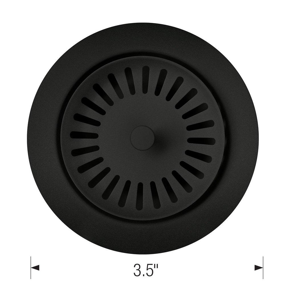 BLANCO Coal Black 3-1/2 in. Stainless Steel Basket Strainer 
