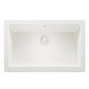 BLANCO White 2-3/20 x 3-1/2 in. Metal Decorative Disposal Flange 