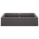 33 in. Farmhouse Silgranit Double Bowl Kitchen Sink in Cinder