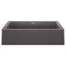 BLANCO Cinder 29-13/16 x 19 in. No Hole Granite Composite Single Bowl Farmhouse Kitchen Sink 